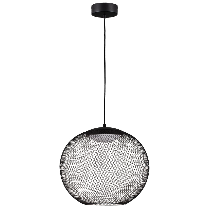 Černé závěsné LED světlo Nova Luce Kinetic 38 cm Nova Luce