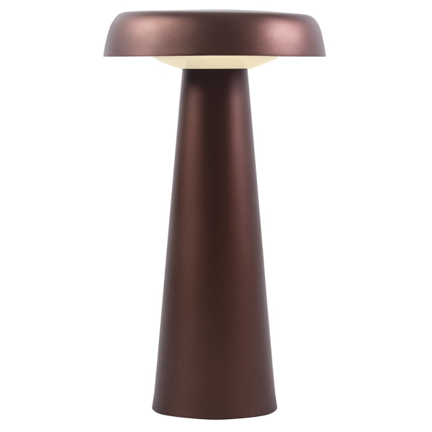 Nordlux Mosazná kovová stolní LED lampa Arcello Nordlux