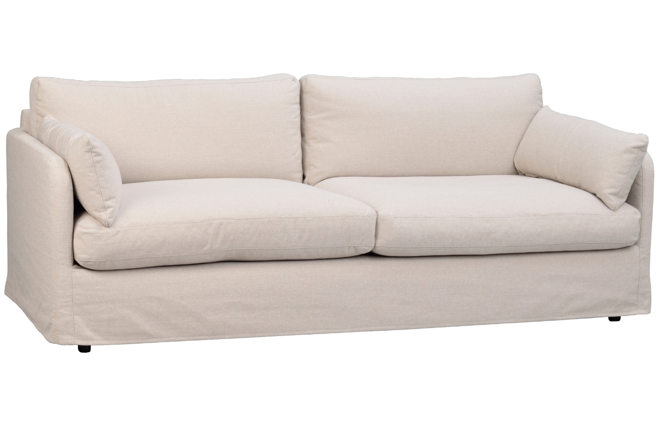 Světle béžová čalouněná třímístná pohovka ROWICO PEYTON 213 cm Rowico