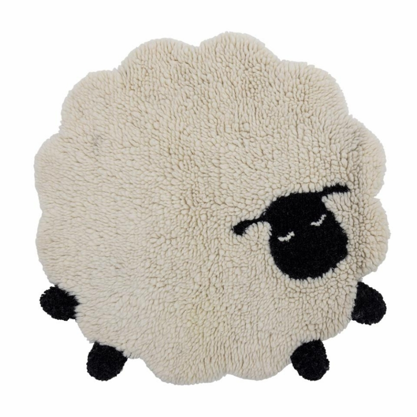 Bílý vlněný koberec Bloomingville Dolly 84 cm Bloomingville