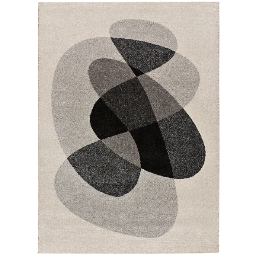Universal XXI Černo-šedý koberec Universal Ashley 135 x 190 cm Universal XXI