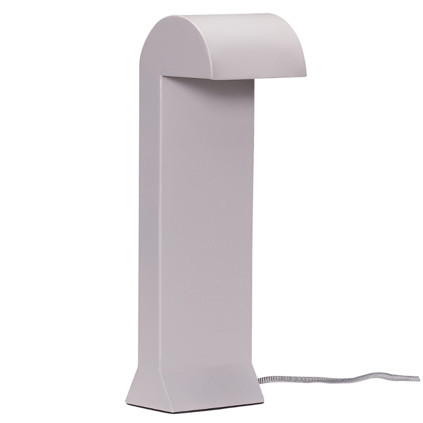 Šedá kovová stolní LED lampa Hübsch Soothe Hübsch