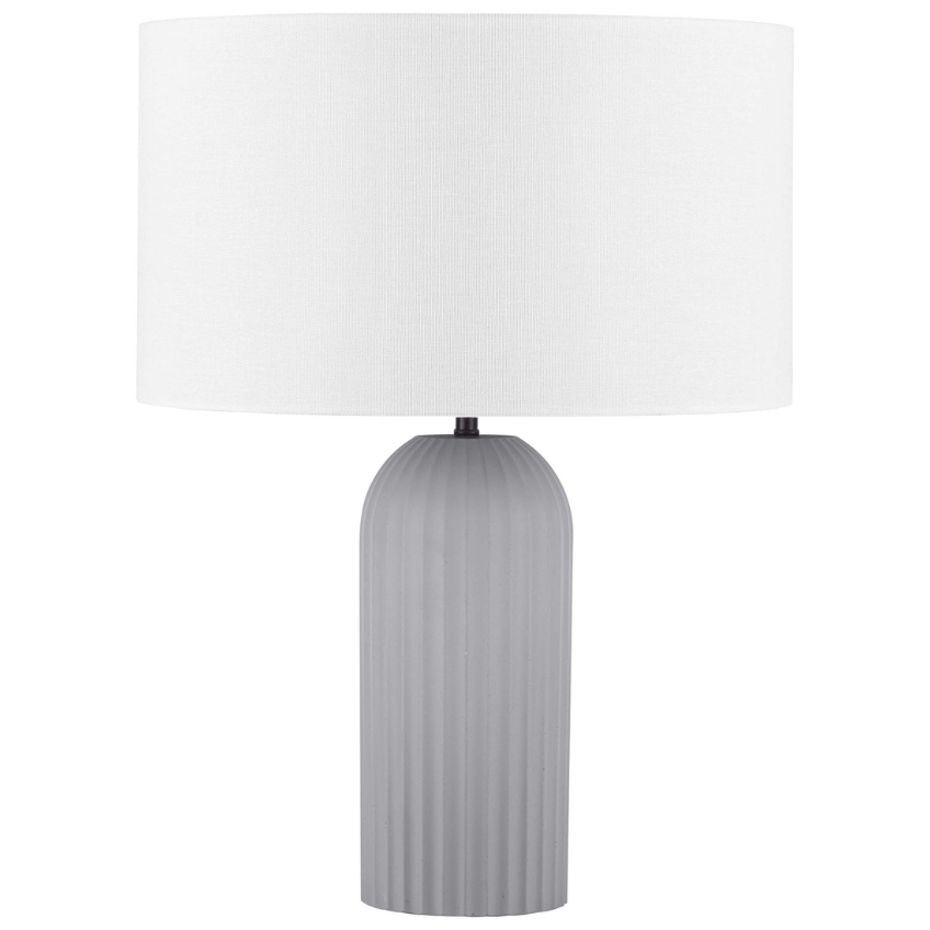 Šedá stolní lampa Nova Luce Ammos Nova Luce