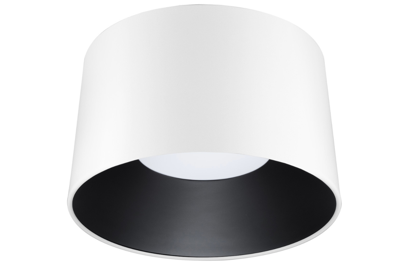 Bílo-černé kovové stopní LED světlo Nova Luce Atil 35 cm Nova Luce