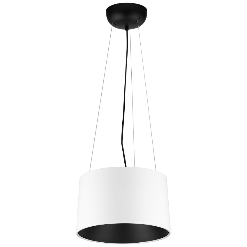 Bílo-černé kovové závěsné LED světlo Nova Luce Atil 35 cm Nova Luce