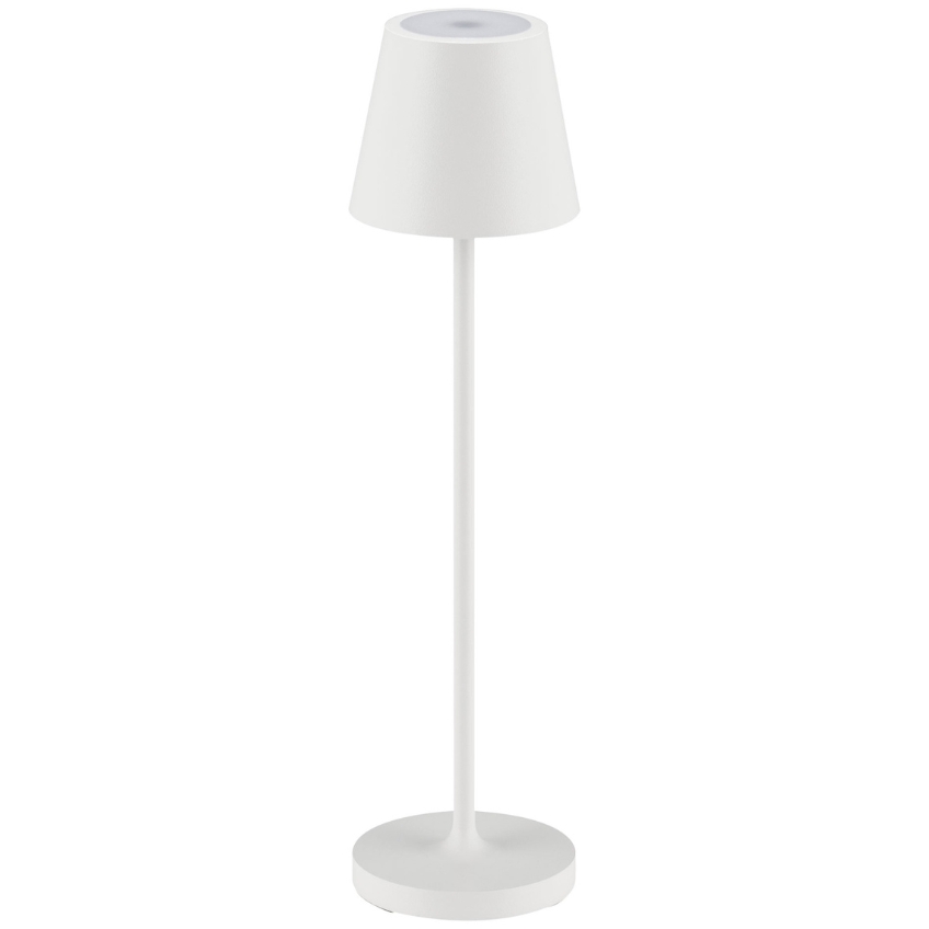 Krémově bílá kovová nabíjecí stolní LED lampa Nova Luce Petit Nova Luce