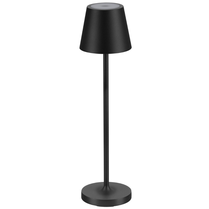 Antracitově šedá kovová nabíjecí stolní LED lampa Nova Luce Petit Nova Luce