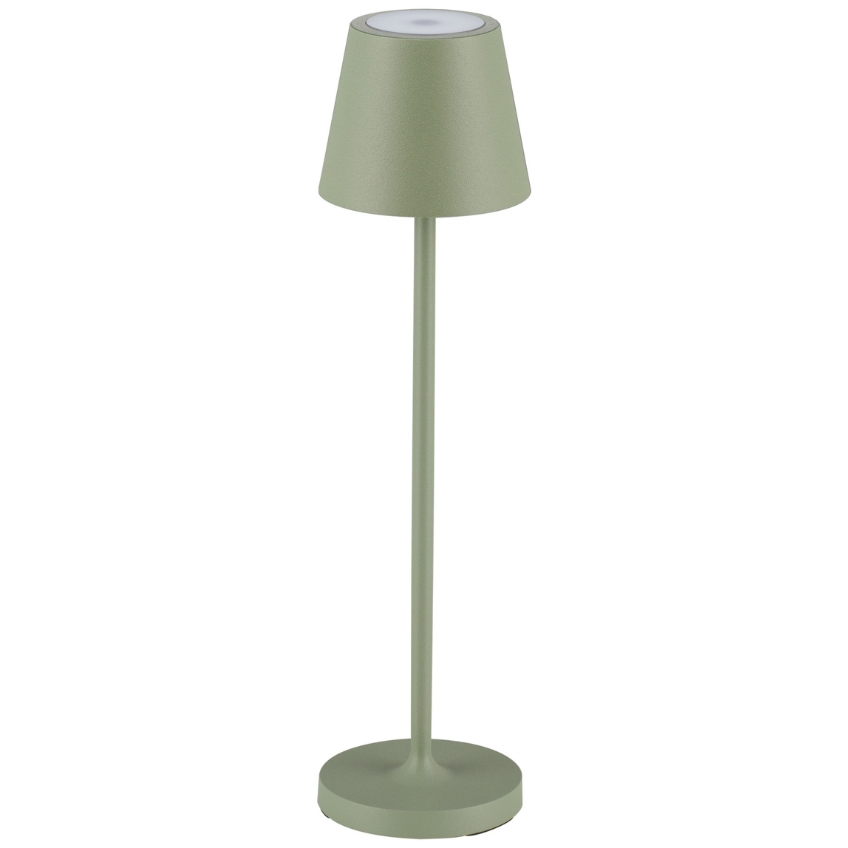 Zelená kovová nabíjecí stolní LED lampa Nova Luce Petit Nova Luce
