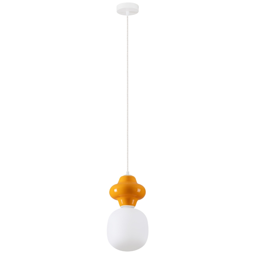 Oranžové závěsné světlo Nova Luce Clio 18 cm Nova Luce