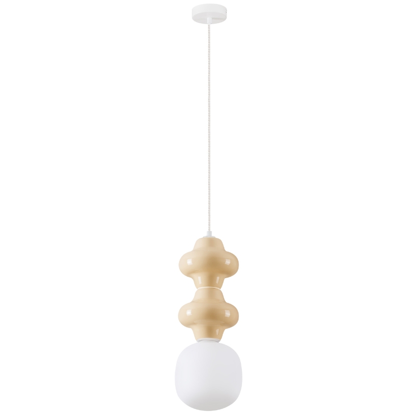 Žluté závěsné světlo Nova Luce Clio II. 18 cm Nova Luce