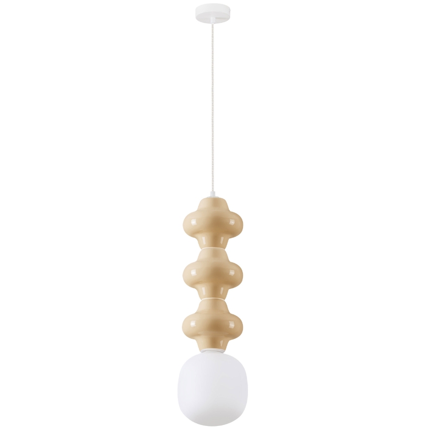 Žluté závěsné světlo Nova Luce Clio III. 18 cm Nova Luce