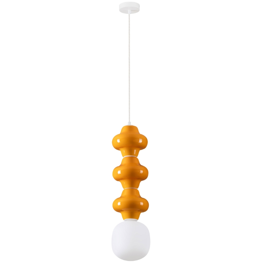 Oranžové závěsné světlo Nova Luce Clio II. 18 cm Nova Luce