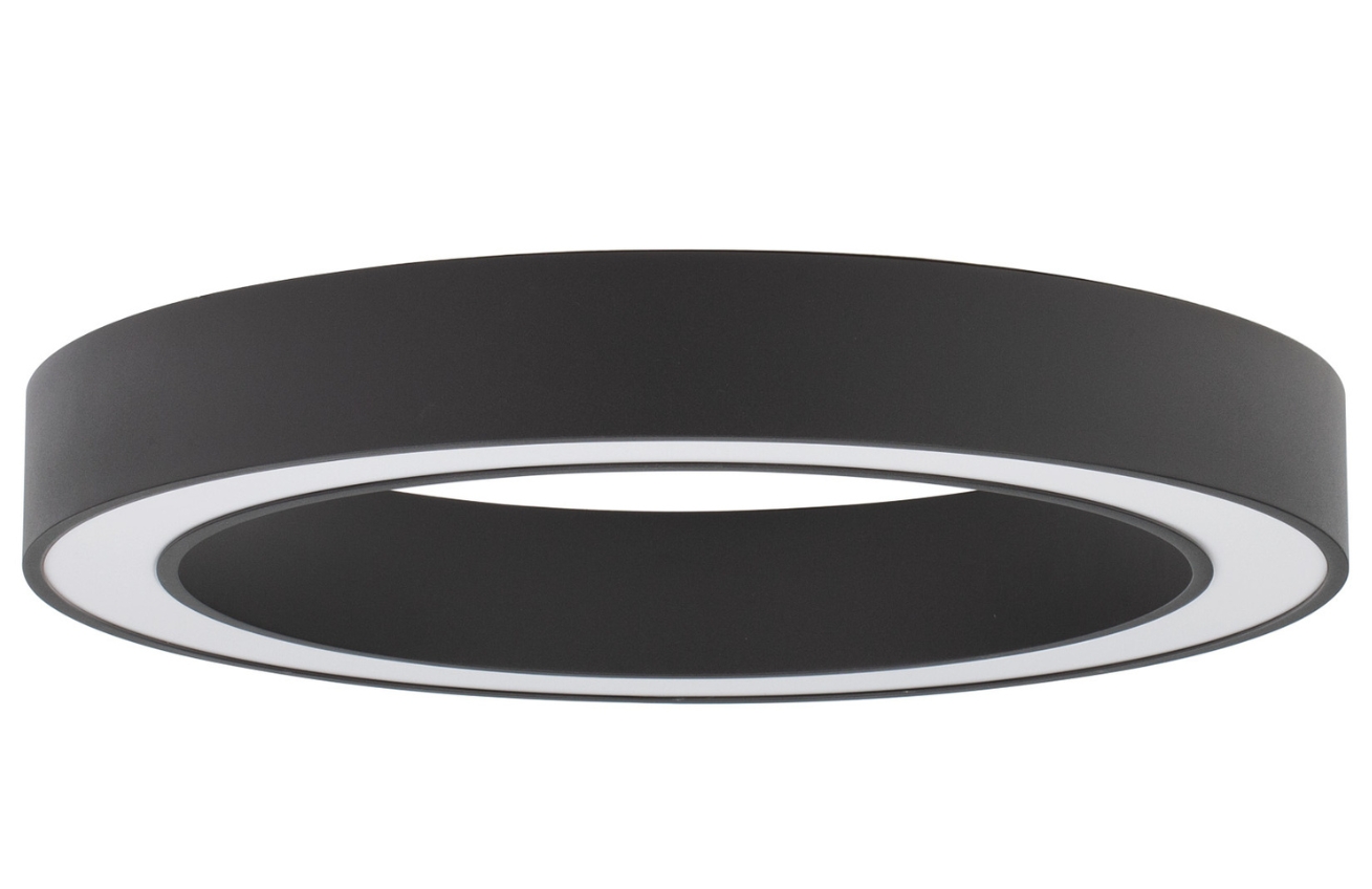 Černé kovové stropní LED světlo Nova Luce Morbido 60 cm Nova Luce