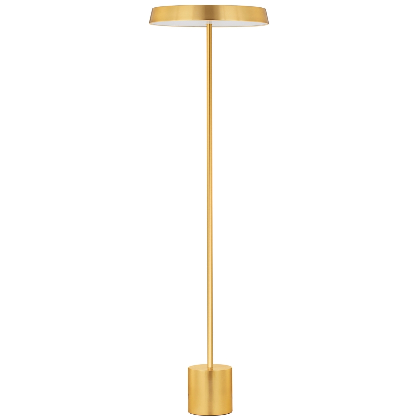 Zlatá kovová stojací LED lampa Nova Luce Vetro 136 cm Nova Luce