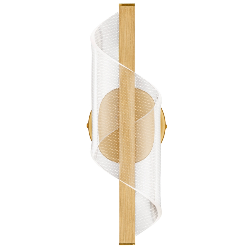 Zlaté kovové nástěnné LED světlo Nova Luce Valentin 33 cm Nova Luce