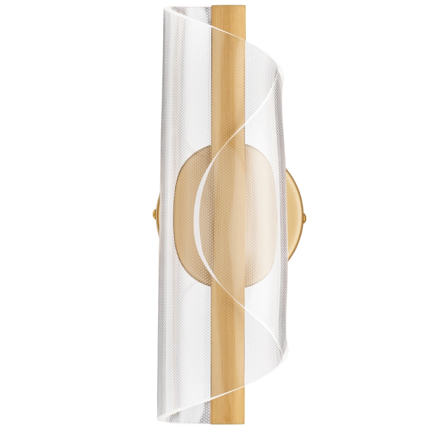 Zlaté kovové nástěnné LED světlo Nova Luce Valentin 31 cm Nova Luce