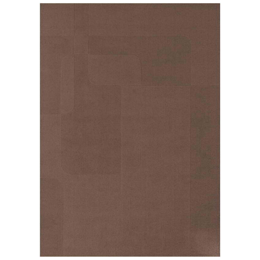 Fargotex Hnědý vlněný koberec Evora 160 x 230 cm Fargotex