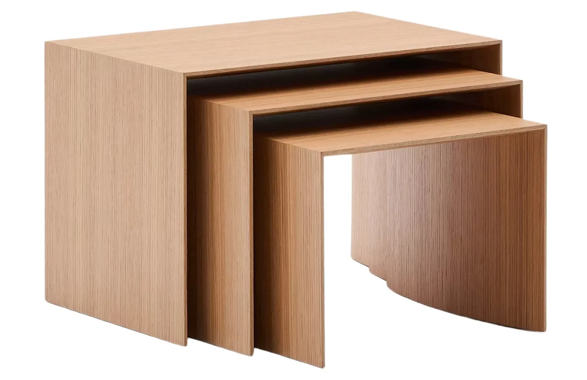 Kave Home Set tří odkládacích stolků Litto