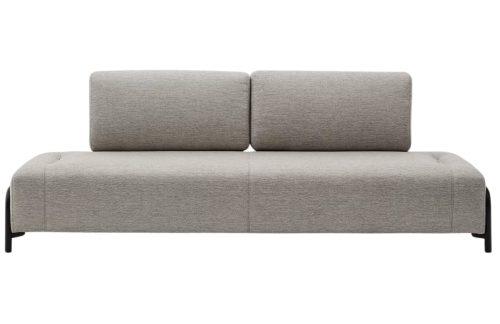 Šedobéžová látková třímístná pohovka Kave Home Compo 232 cm Kave Home