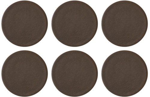Audo CPH Set šesti tmavě hnědo šedých porcelánových talířů AUDO NEW NORM 17
