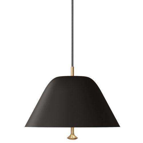 Audo CPH Černo zlaté kovové závěsné světlo AUDO LEVITATE 28 cm Audo CPH
