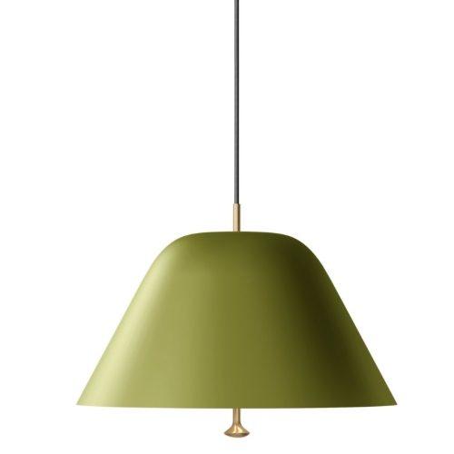 Audo CPH Zeleno zlaté kovové závěsné světlo AUDO LEVITATE 40 cm Audo CPH