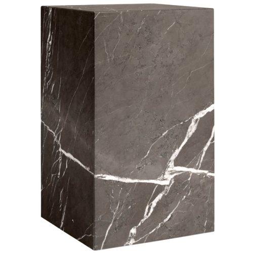 Audo CPH Hnědo šedý mramorový noční/odkládací stolek AUDO PLINTH 30 x 30 cm Audo CPH