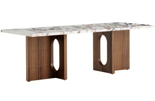 Audo CPH Ořechový konferenční stolek AUDO ANDROGYNE s mramorovou deskou 120 x 45 cm Audo CPH