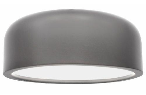 Šedé kovové stropní světlo Nova Luce Perleto 35 cm Nova Luce