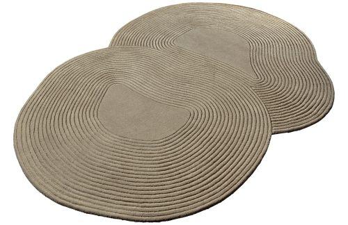 Bolia Tmavě béžový vlněný koberec Zen 180 x 240 cm Bolia
