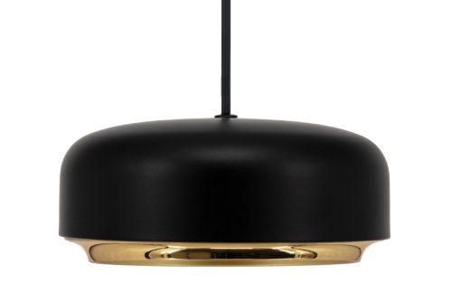 Umage Černé kovové závěsné LED světlo Hazel 40 cm Umage