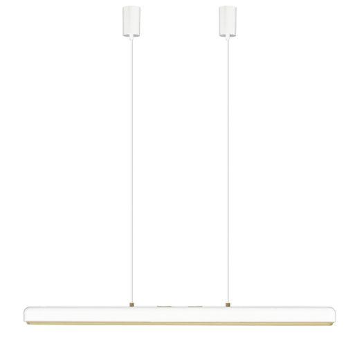 Umage Bílo-zlaté kovové závěsné LED světlo Hazel Branch 100 cm Umage