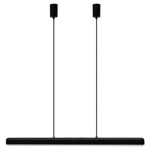 Umage Černo-stříbrné kovové závěsné LED světlo Hazel Branch 100 cm Umage