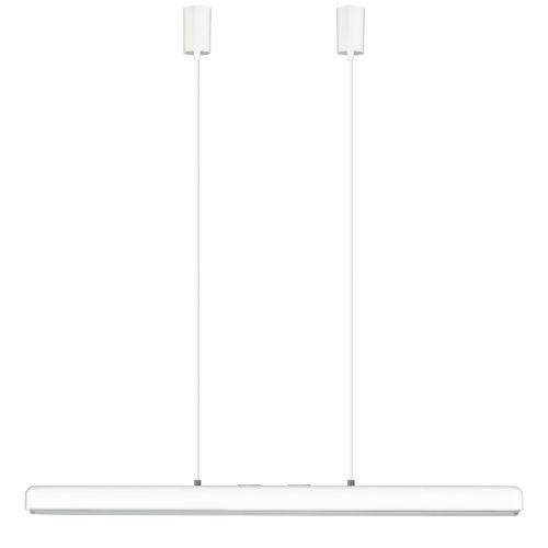 Umage Bílo-stříbrné kovové závěsné LED světlo Hazel Branch 100 cm Umage