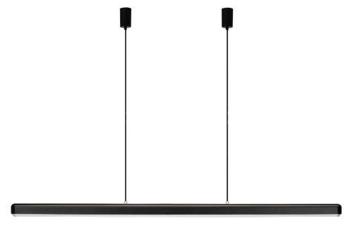 Umage Černo-stříbrné kovové závěsné LED světlo Hazel Branch 150 cm Umage