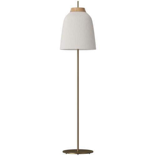 Bolia Opálově bílá skleněná stojací lampa Campa 146 cm Bolia