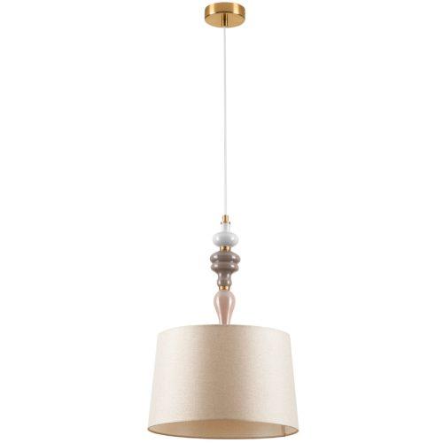 Béžové závěsné světlo Nova Luce Damo 34 cm Nova Luce