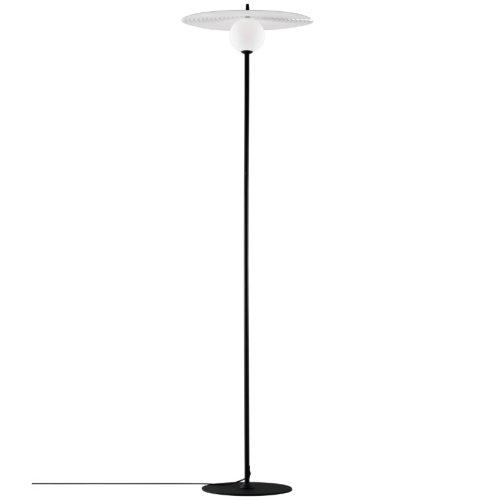 Černobílá stojací lampa Nova Luce Reflet 162 cm Nova Luce