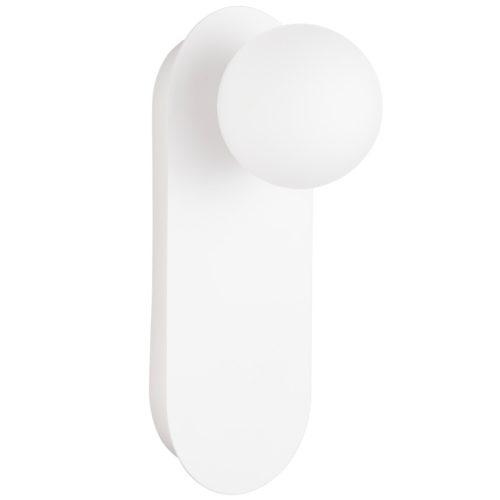 Bílé kovové nástěnné světlo Nova Luce Blob Nova Luce