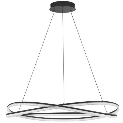 Černé kovové závěsné LED světlo Nova Luce Ofelia 95 cm Nova Luce