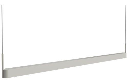 Bolia Šedé kovové závěsné LED světlo Scribe 170 cm Bolia