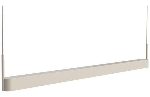Bolia Krémově bílé kovové závěsné LED světlo Scribe 130 cm Bolia