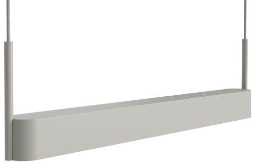 Bolia Šedé kovové závěsné LED světlo Scribe 70 cm Bolia