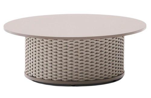 Béžovošedý zahradní konferenční stolek Kave Home Sedalis 99 cm Kave Home