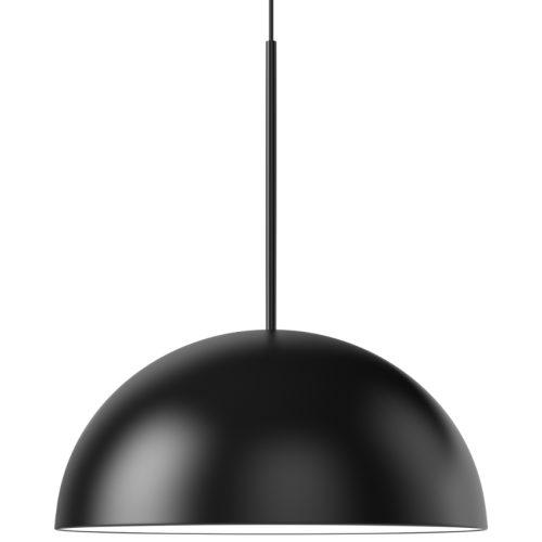 Bolia Černé kovové závěsné LED světlo Aluna 60 cm Bolia