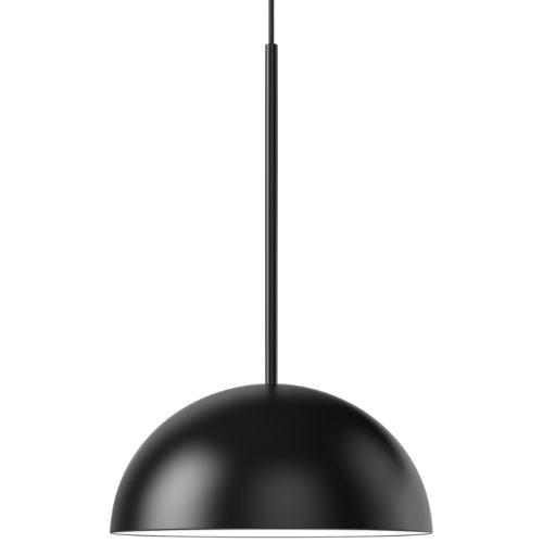 Bolia Černé kovové závěsné LED světlo Aluna 38 cm Bolia
