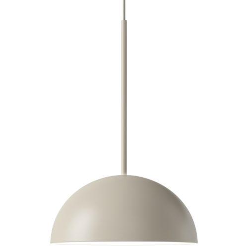 Bolia Krémově bílé kovové závěsné LED světlo Aluna 38 cm Bolia