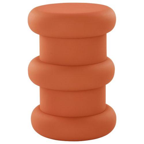 Jotex Oranžový kovový odkládací stolek TIMARU 33 cm Jotex