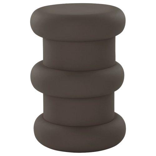 Jotex Hnědý kovový odkládací stolek TIMARU 33 cm Jotex