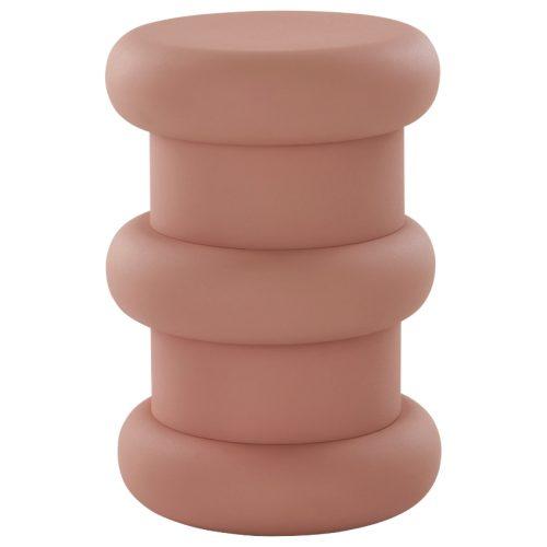 Jotex Růžový kovový odkládací stolek TIMARU 33 cm Jotex
